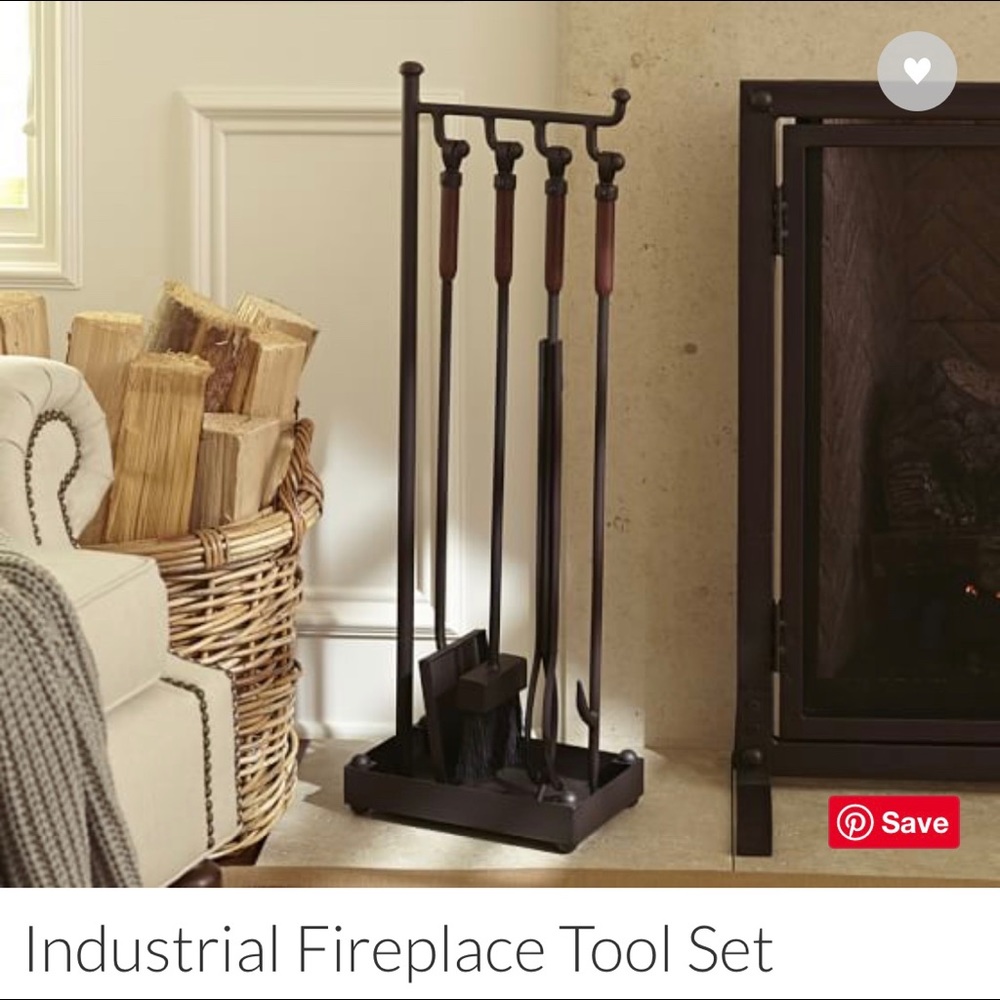 Pottery Barn Fireplace Tools Set